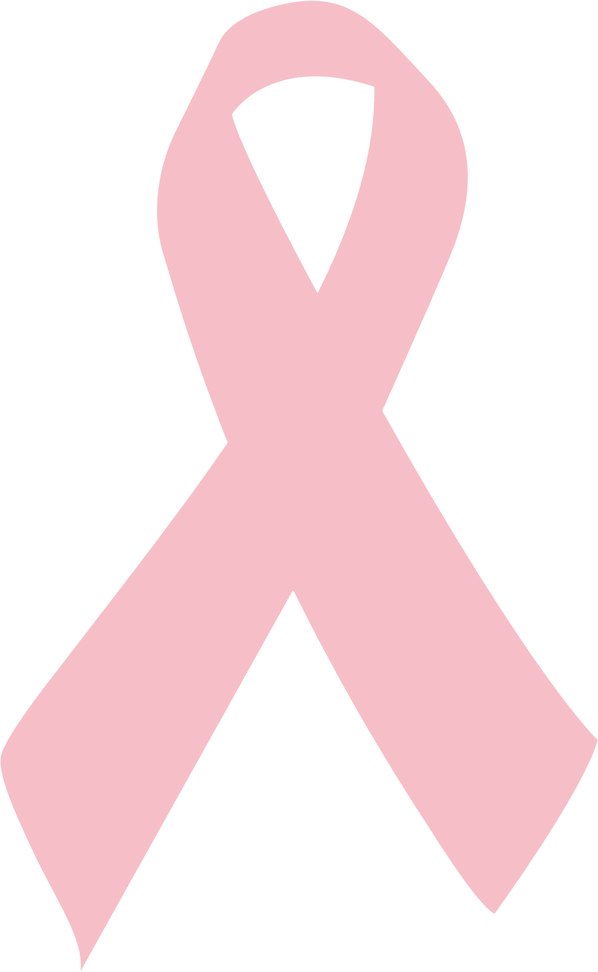 Pink Ribbon Symbol Breast Cancer Awareness PNG