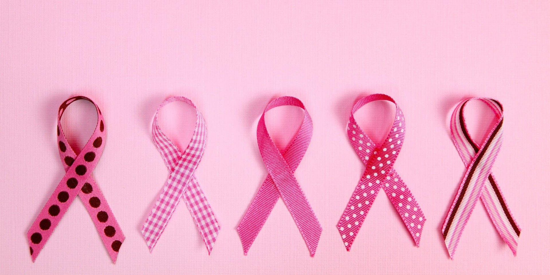 Pink Ribbons Medical Symbol Wallpaper
