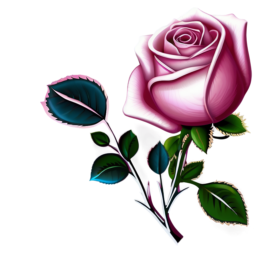 Pink Rose Clipart Png 05242024 PNG