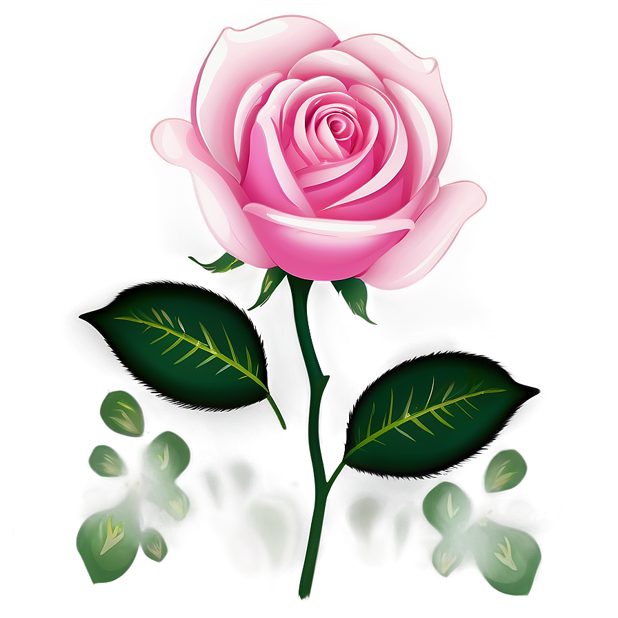 Pink Rose Clipart Png 06272024 PNG