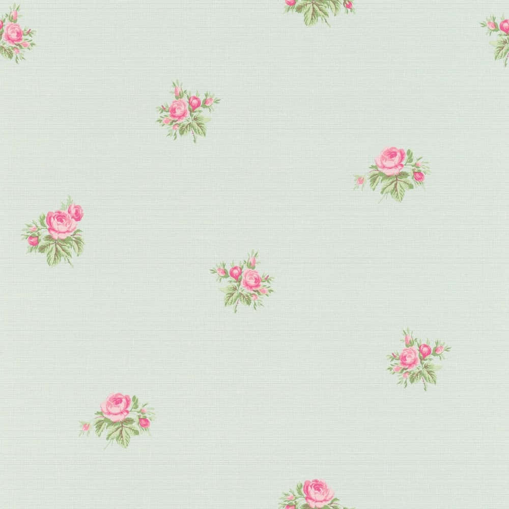 Pink Rose Pattern Texture Wallpaper