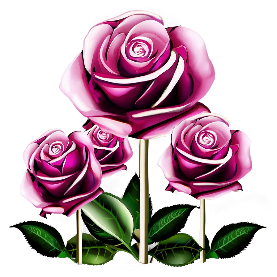 Download Pink Roses Garden Png Dno76 | Wallpapers.com