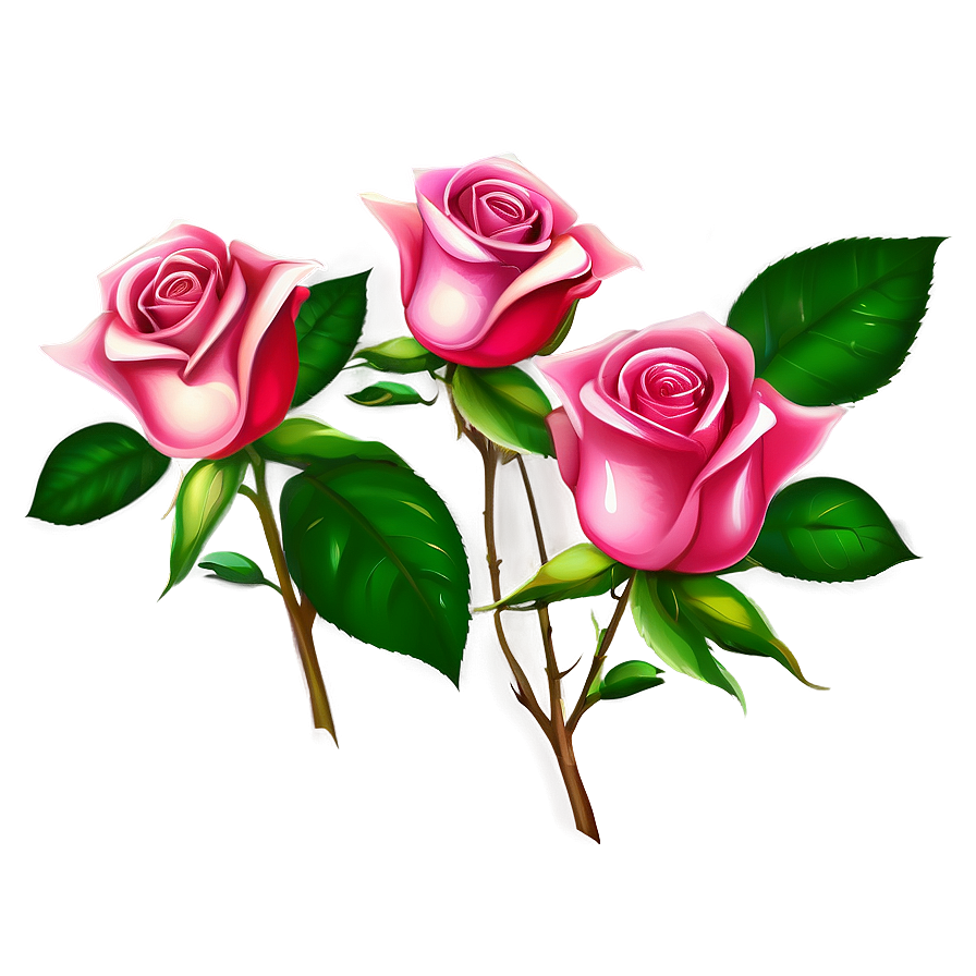 Pink Roses Png 44 PNG