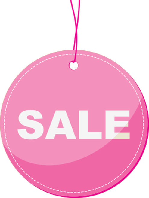 Pink Sale Tag Special Offer PNG