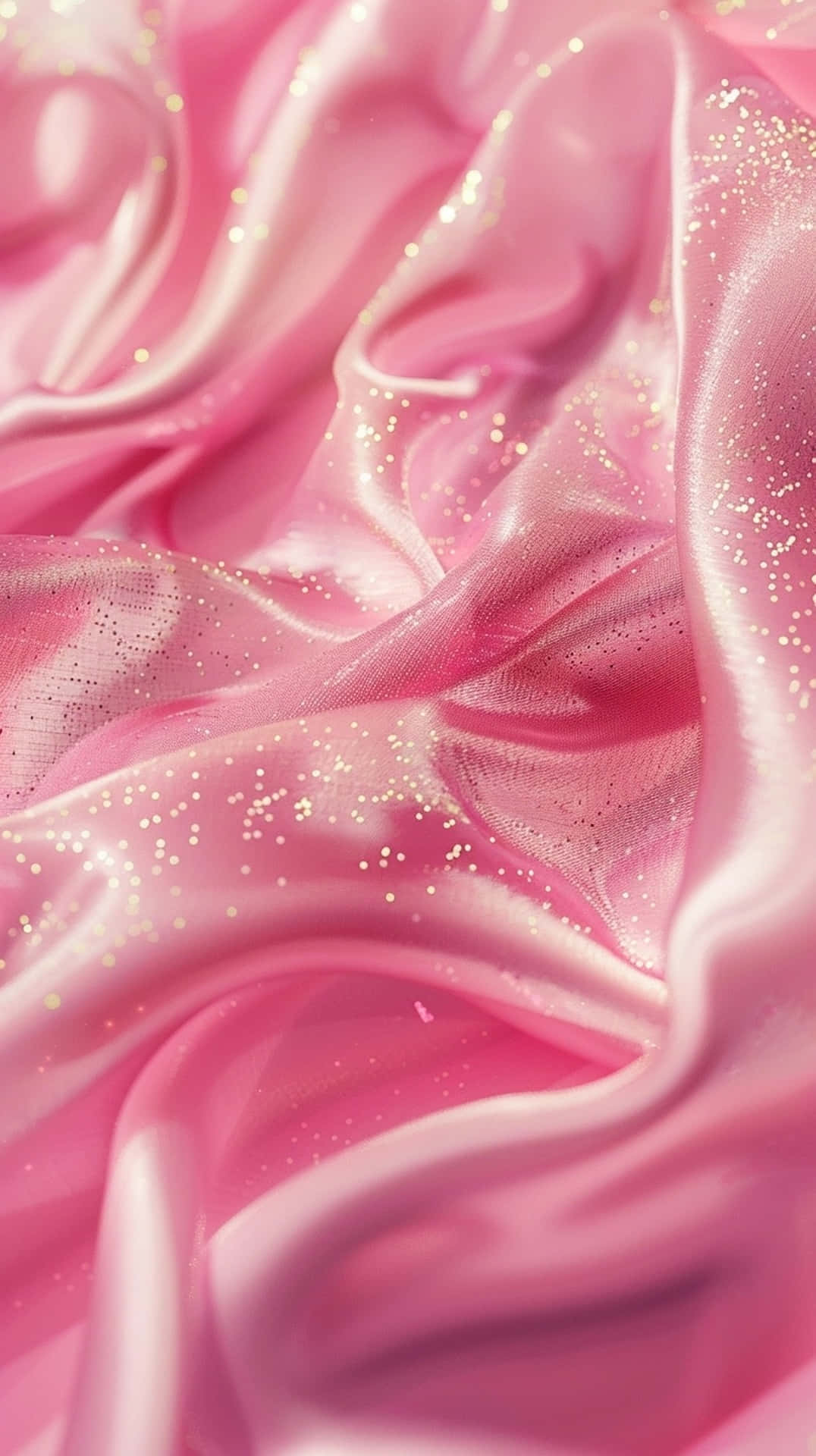 Pink Satin Fabric Glitter Sparkle Wallpaper