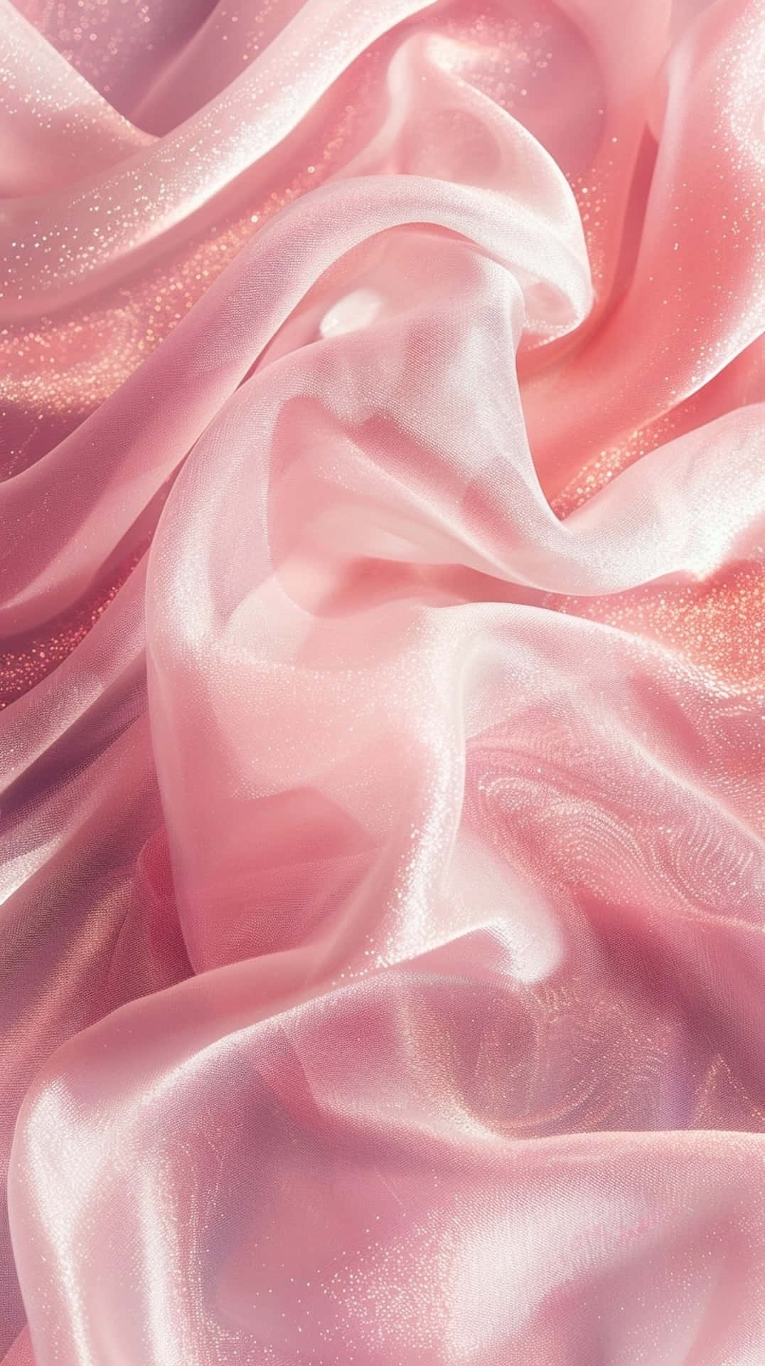 Pink Satin Fabric Glitter Y2 K Aesthetic.jpg Wallpaper