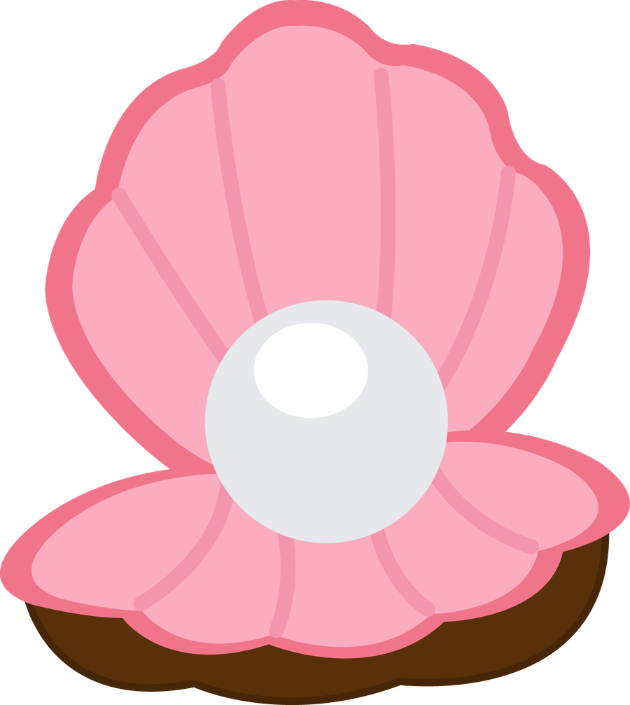Pink Scallop Shell Clipart PNG