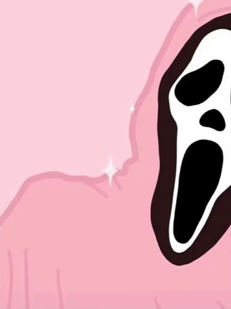 Pink Scream Artwork Wallpaper