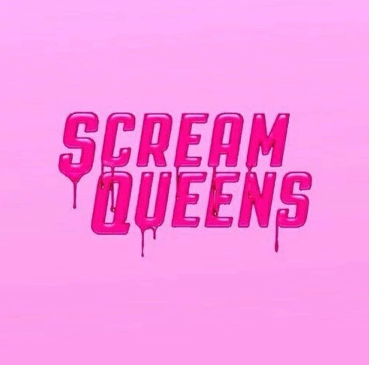 Pink Scream Queens Graphic Wallpaper