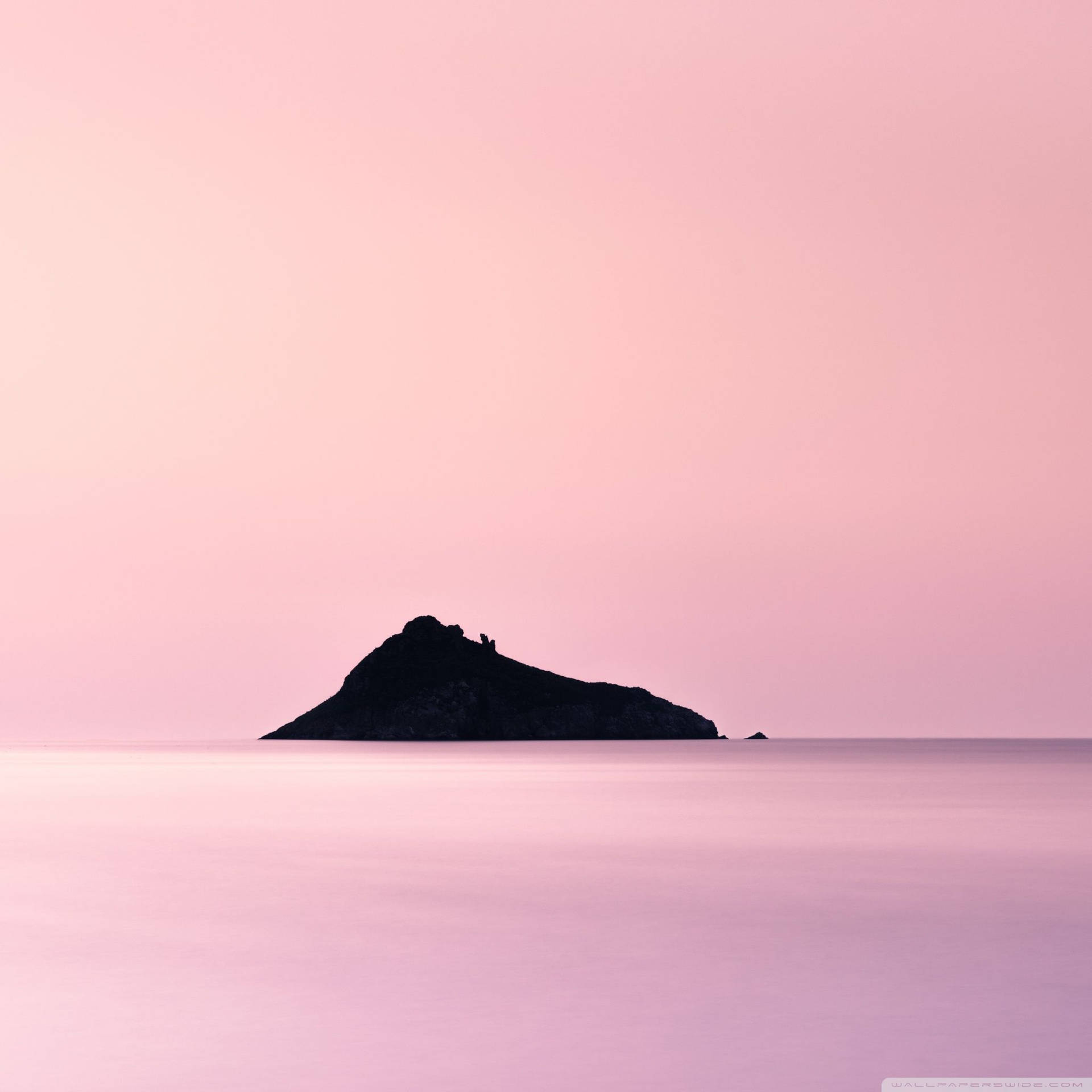 Pink Sea Sky Aesthetic Tablet Wallpaper