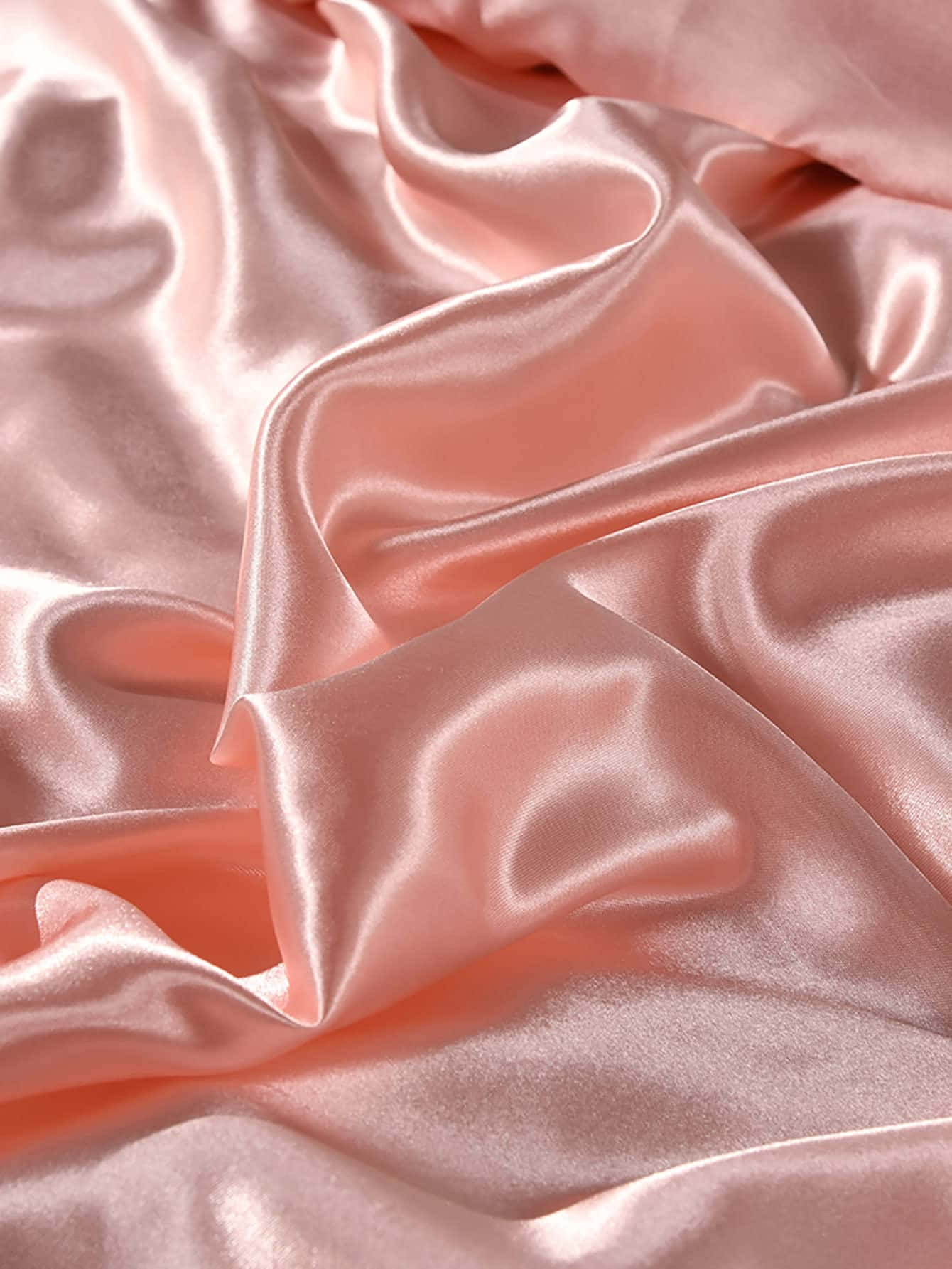 Erhalteden Weichen, Lebendigen Look Mit Pink Silk Ästhetik. Wallpaper