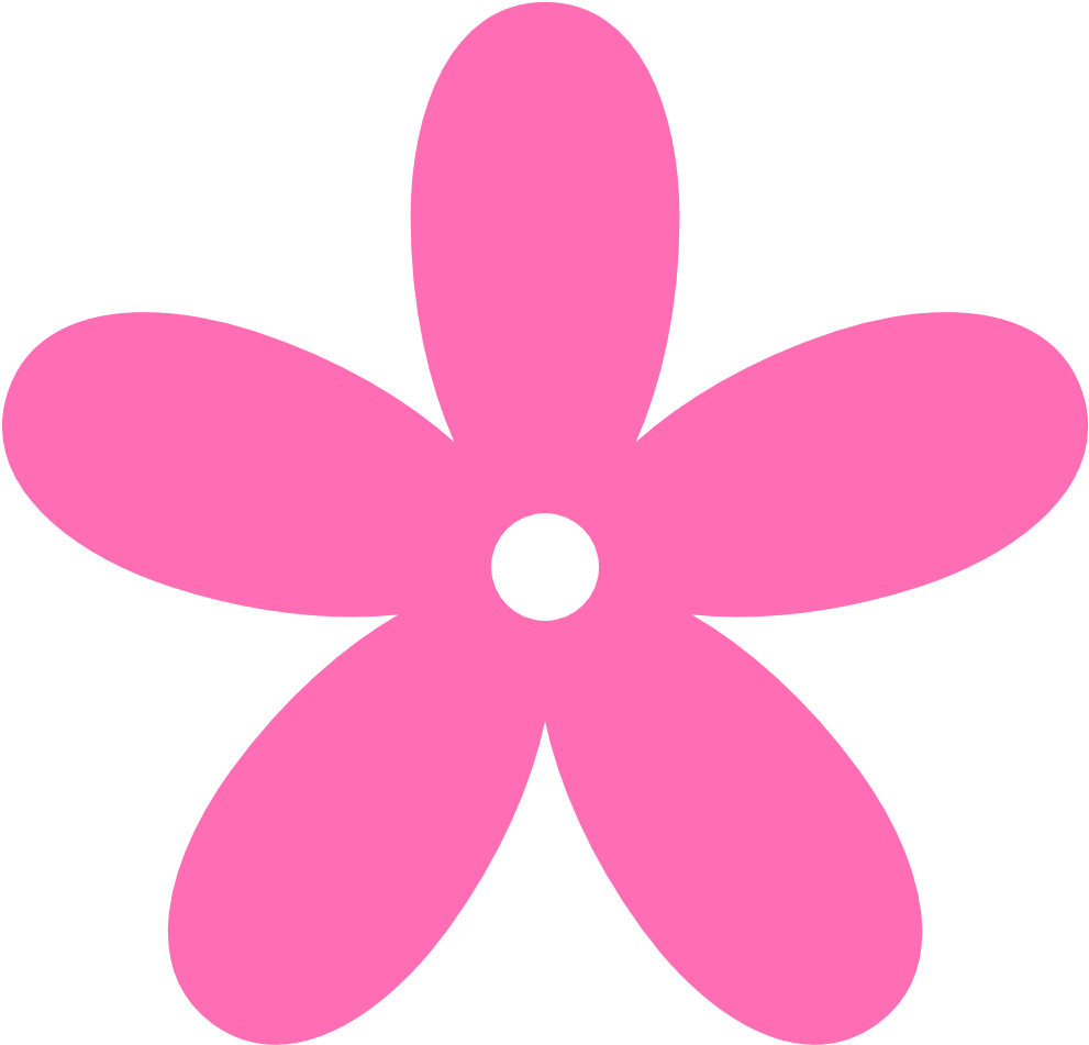 Download Pink Simple Flower Clipart | Wallpapers.com