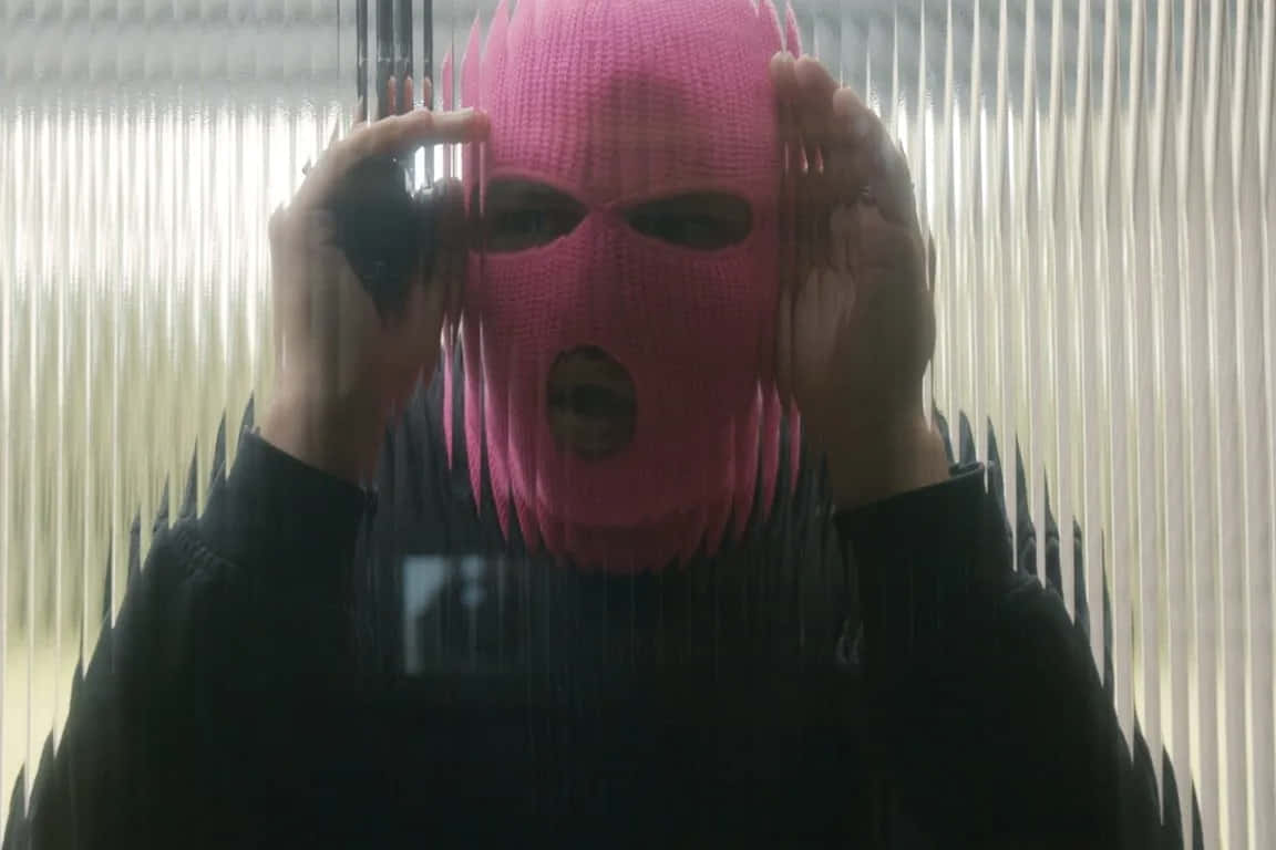 Pink Ski Mask Surprise Wallpaper