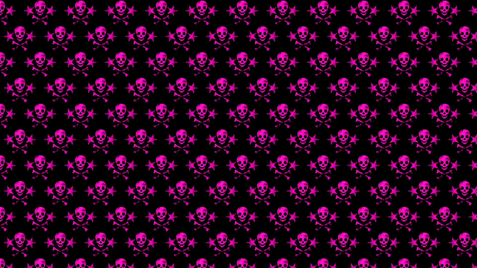 A Stunning and Eerie Pink Skull Wallpaper