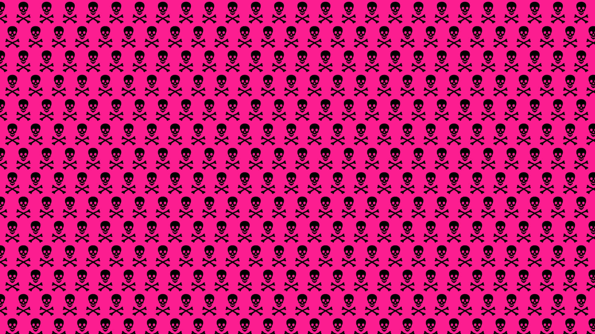 Pink Skull - A Uniquely Unique Symbol Wallpaper