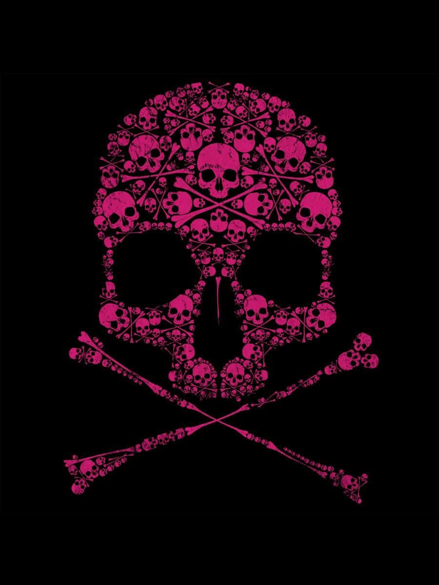 Image  Pink Skull Wallpaper