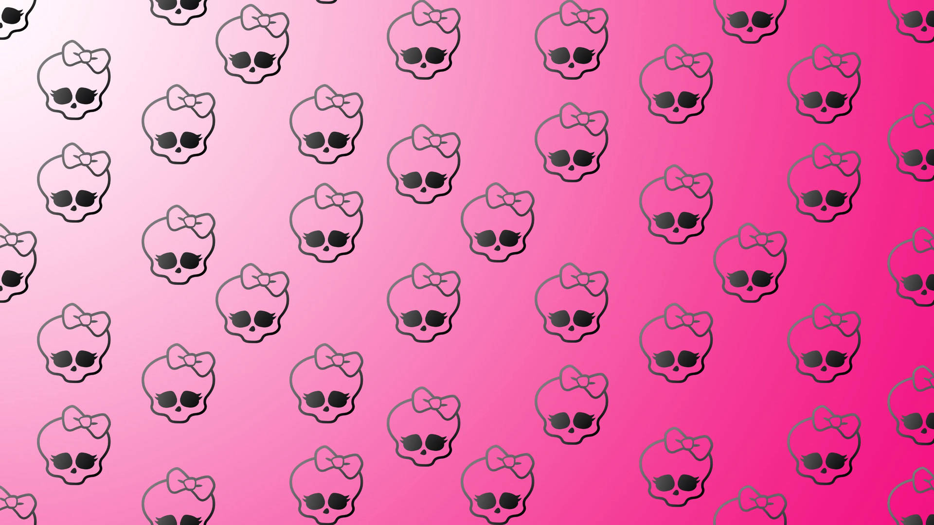 Haunted by a Pink Skull Wallpaper