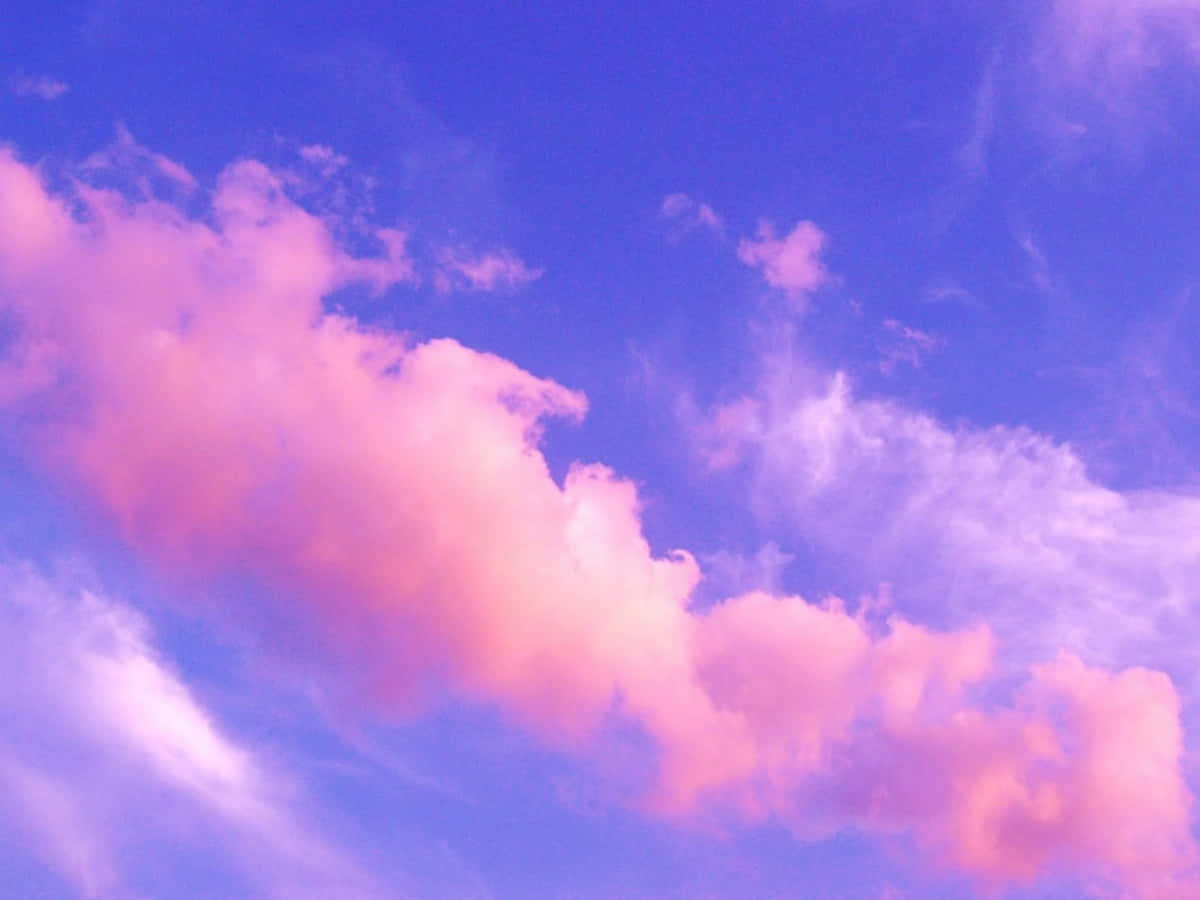 Dreamy Pink Sky Sunset Wallpaper