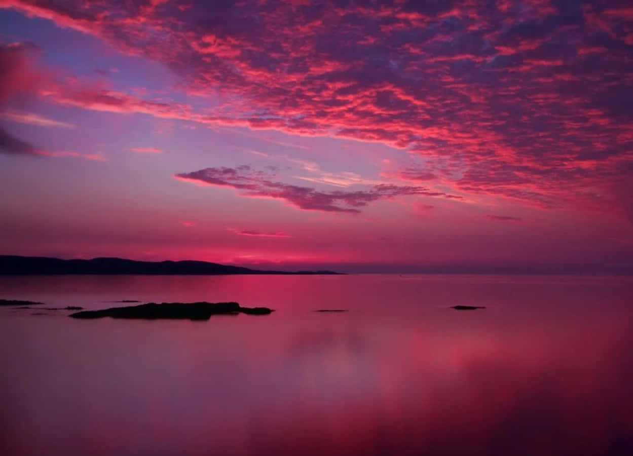 Cielorosa Encantador Al Atardecer Fondo de pantalla