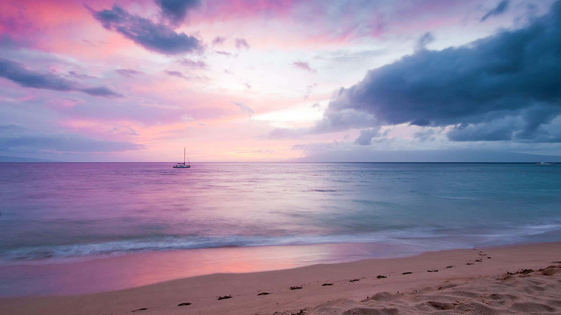 Cielomágico Rosa Al Atardecer. Fondo de pantalla