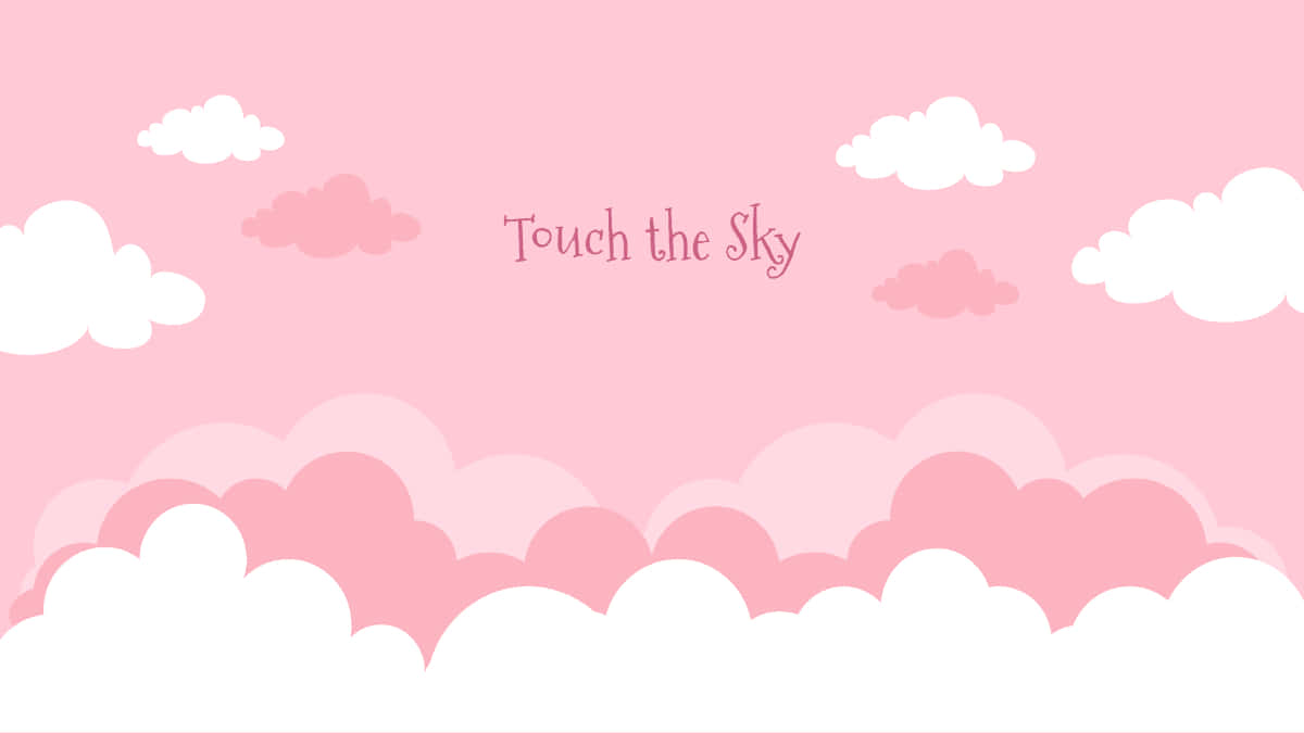 Pink Sky Clouds Desktop Wallpaper Wallpaper