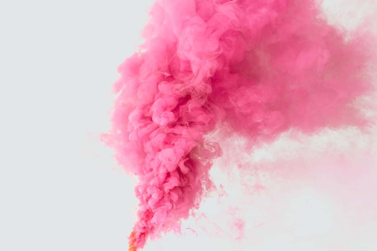Soft and Ethereal Pink Smoke