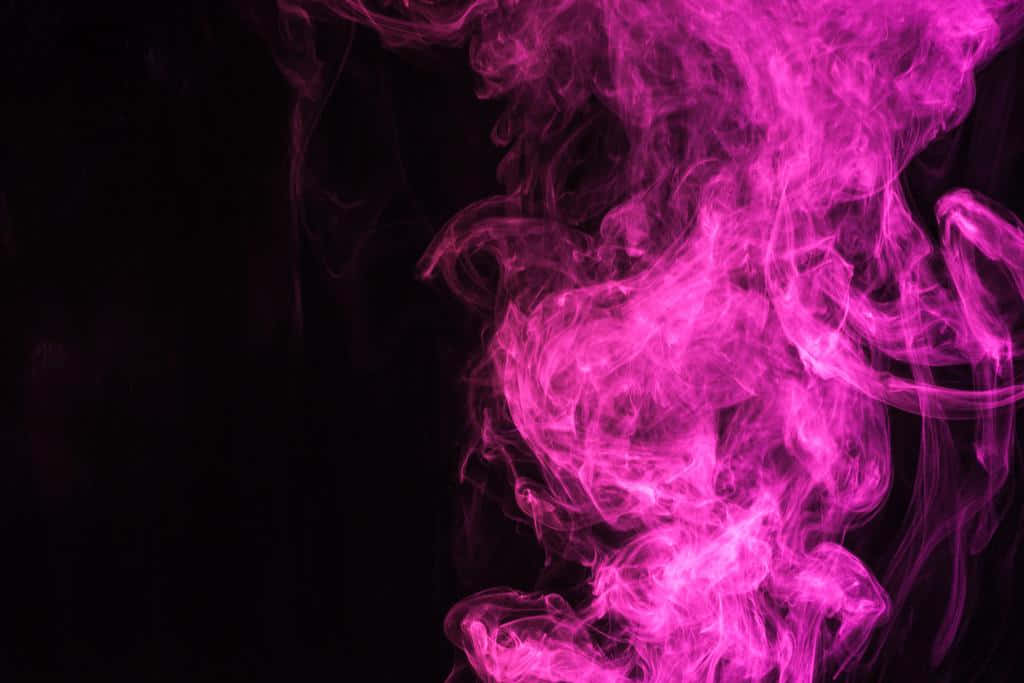 Soft and billowing pink smoke.