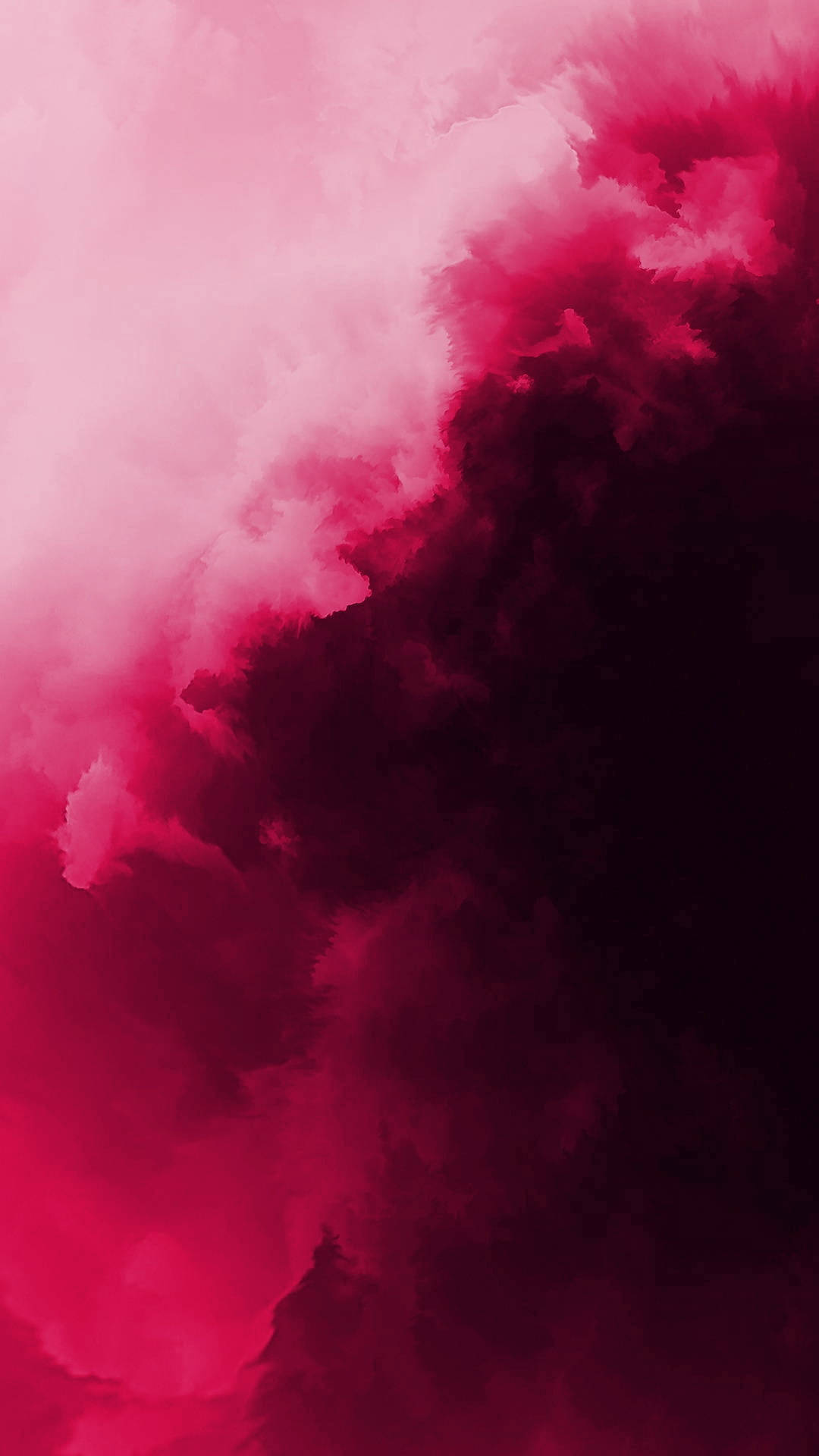 Pink Smoke iOS Default Wallpaper