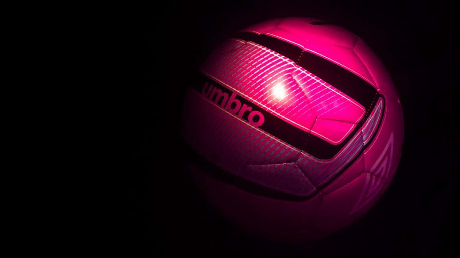 Stylish Pink Soccer Ball Wallpaper