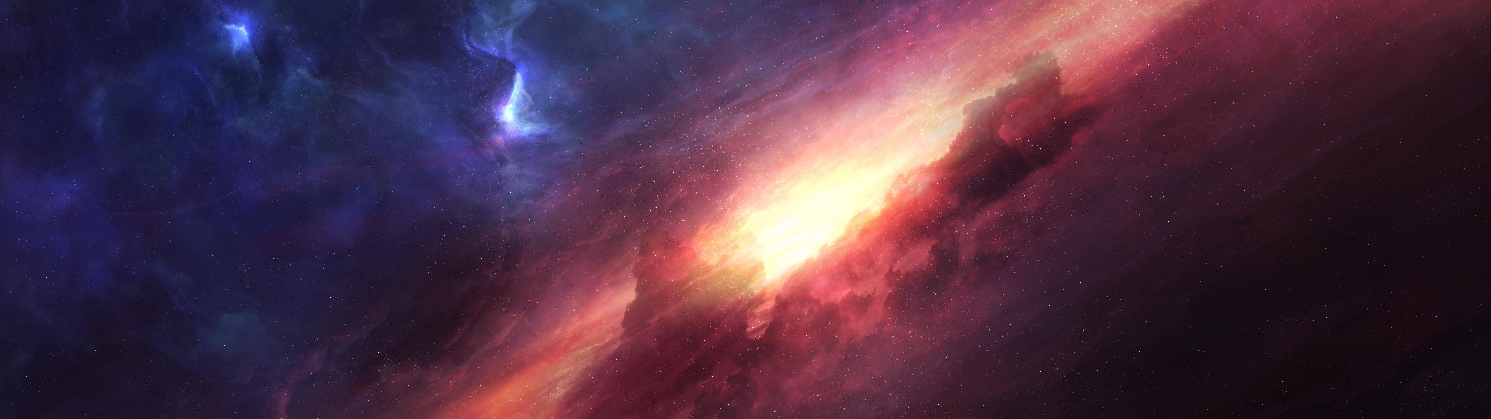 Pink Space Nebula