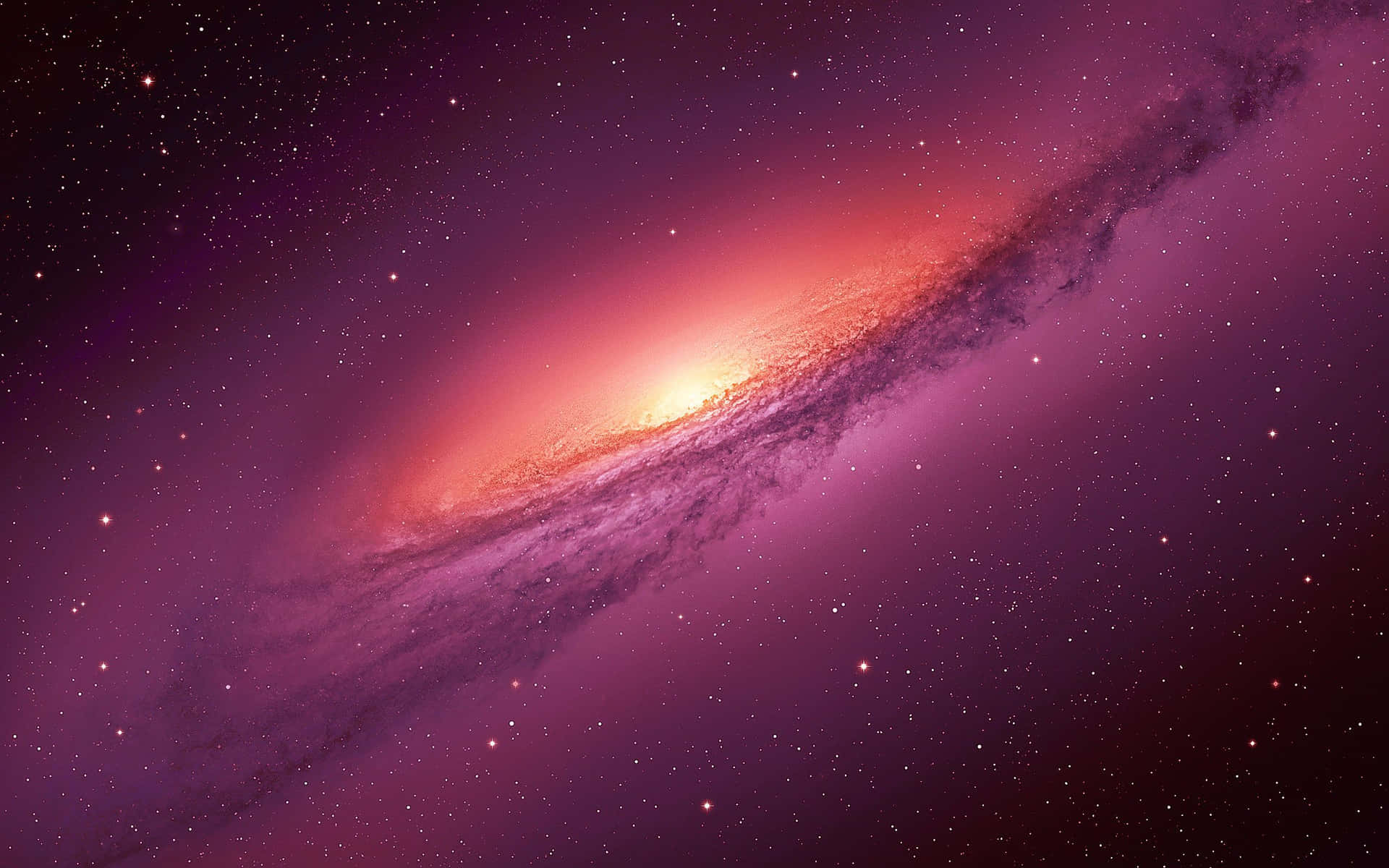 A Galaxy With A Purple And Red Color Wallpaper