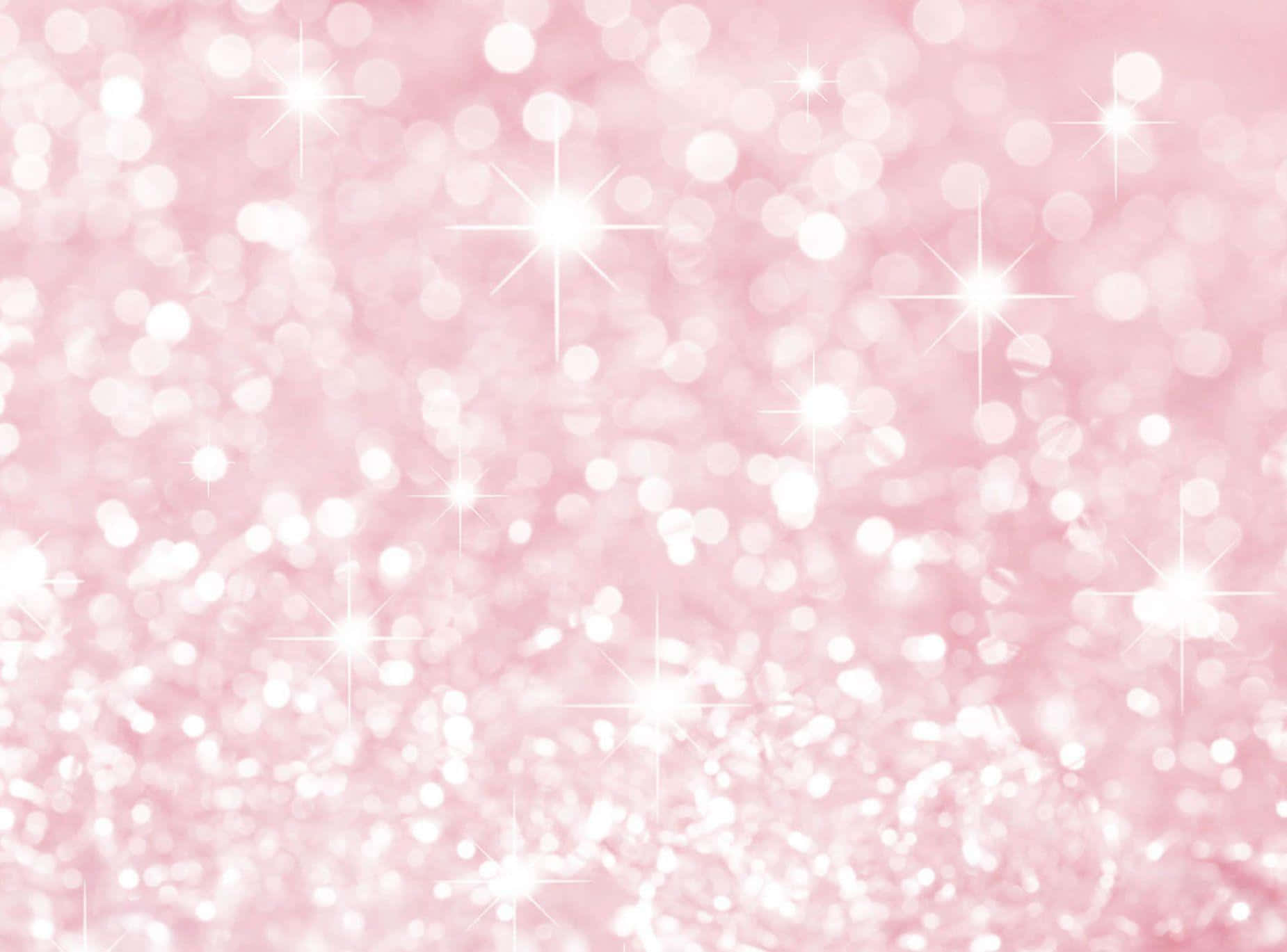Caption: Glamorous Pink Sparkles Background Wallpaper
