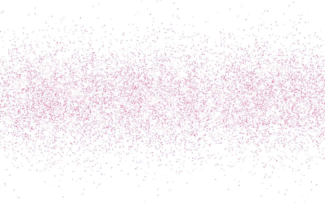 A dreamy, pink sparkly background sparkles with beauty
