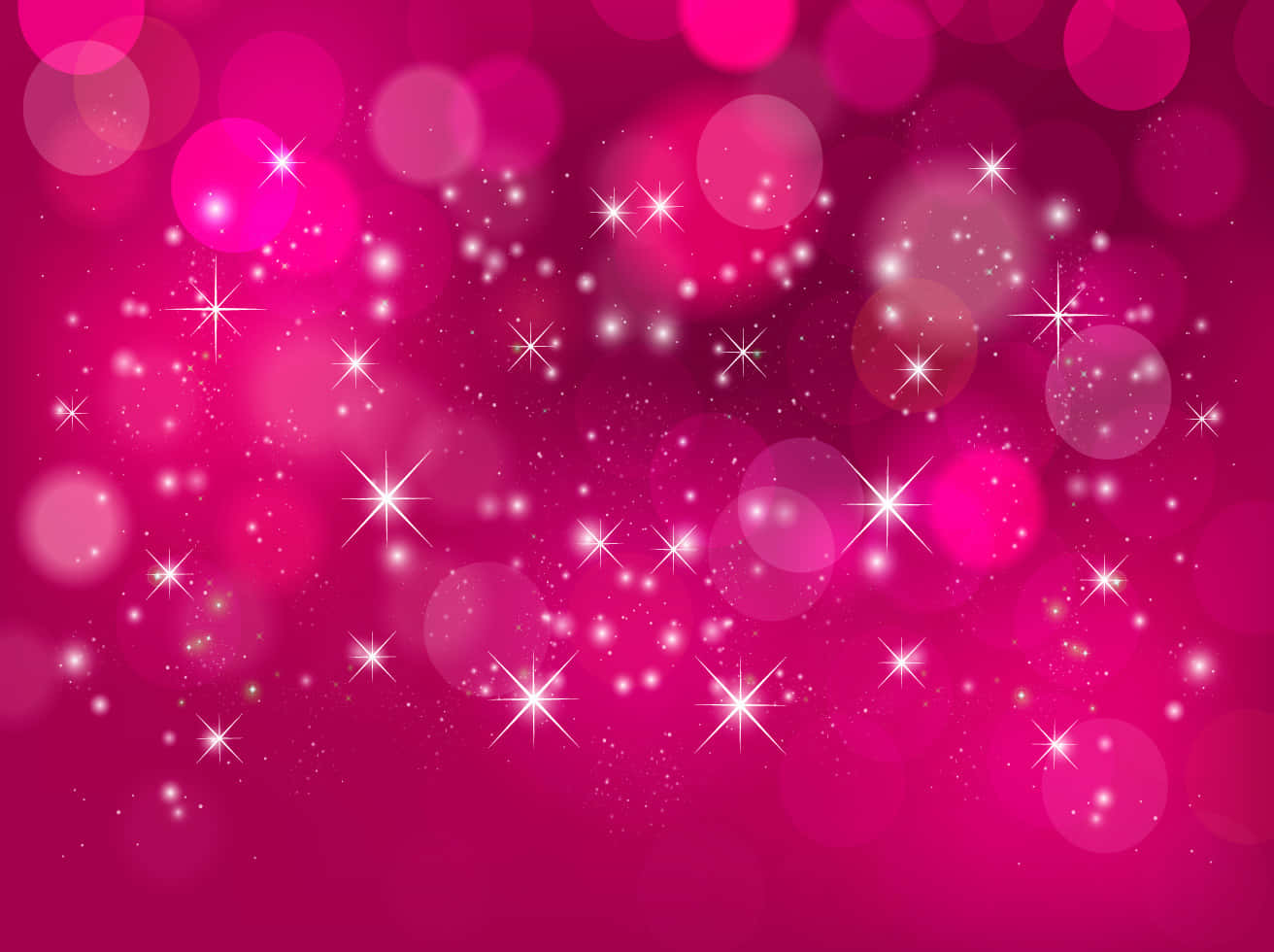 Vibrant Pink Sequin Sparkles Against a Shiny Background