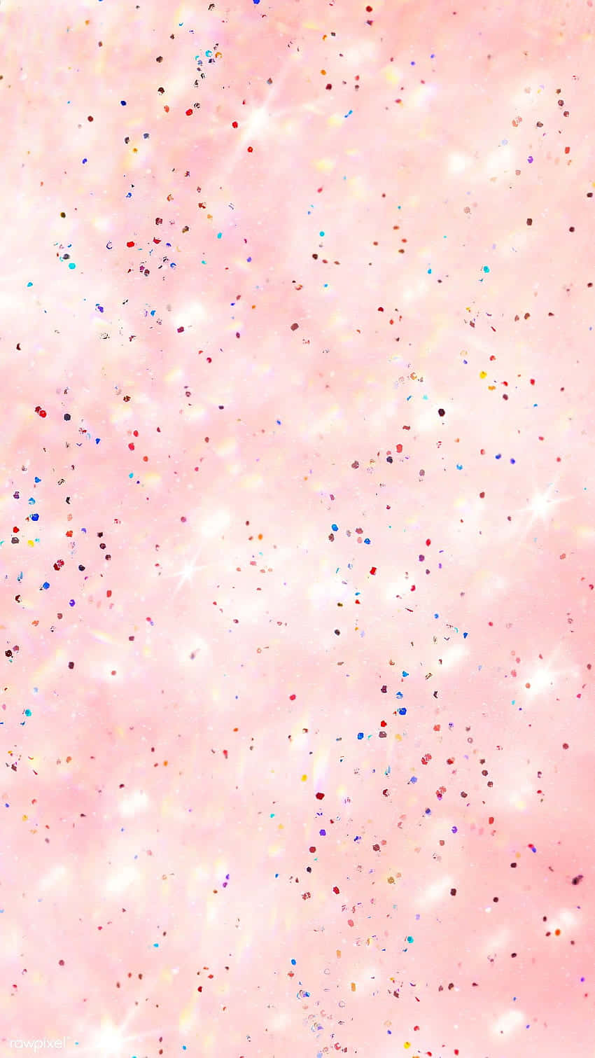 Unfondo Rosa Con Salpicaduras De Confeti