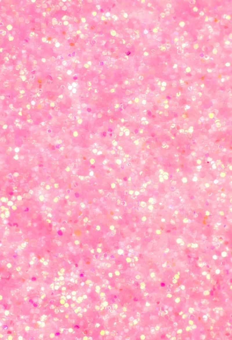 Fördjupadig I Färgglittrande Rymder - Rosa Skimmerbakgrund