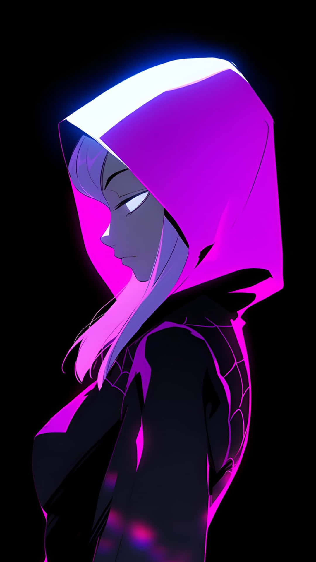 Chica Spider Man Rosa Fondo de pantalla