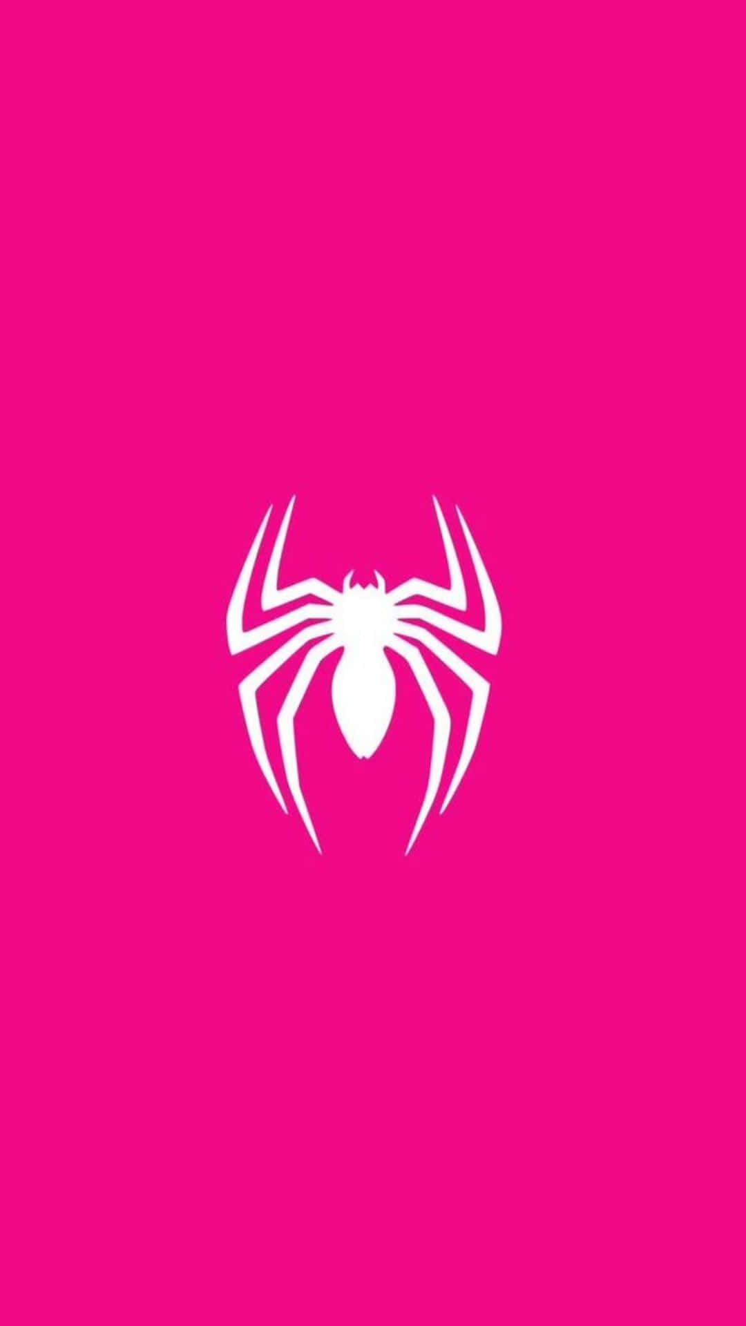 Logo De Spider Man Rosa Fondo de pantalla
