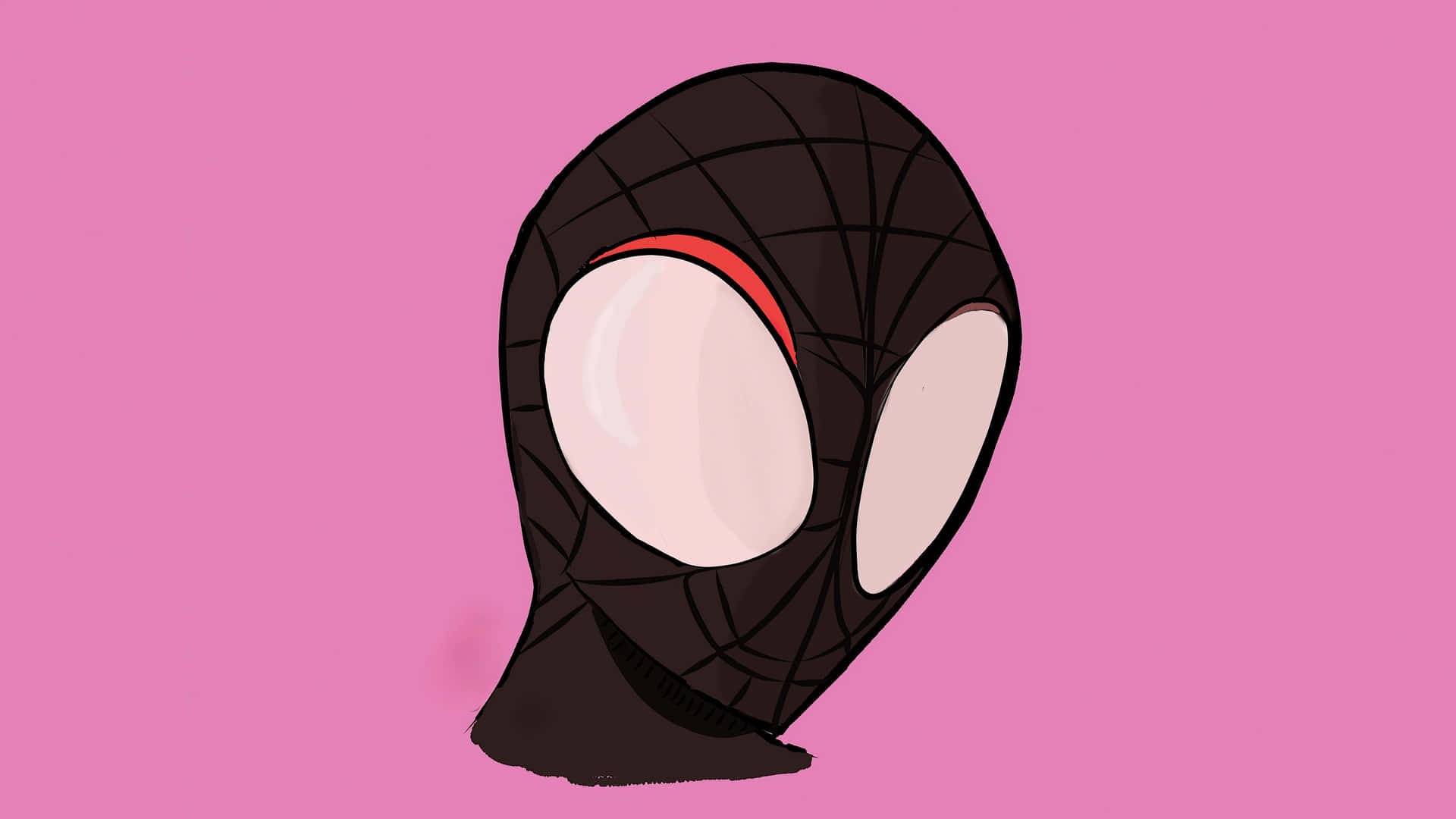 Pink Spider Man Mask Wallpaper