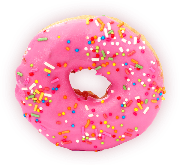 Pink Sprinkled Doughnut.png PNG
