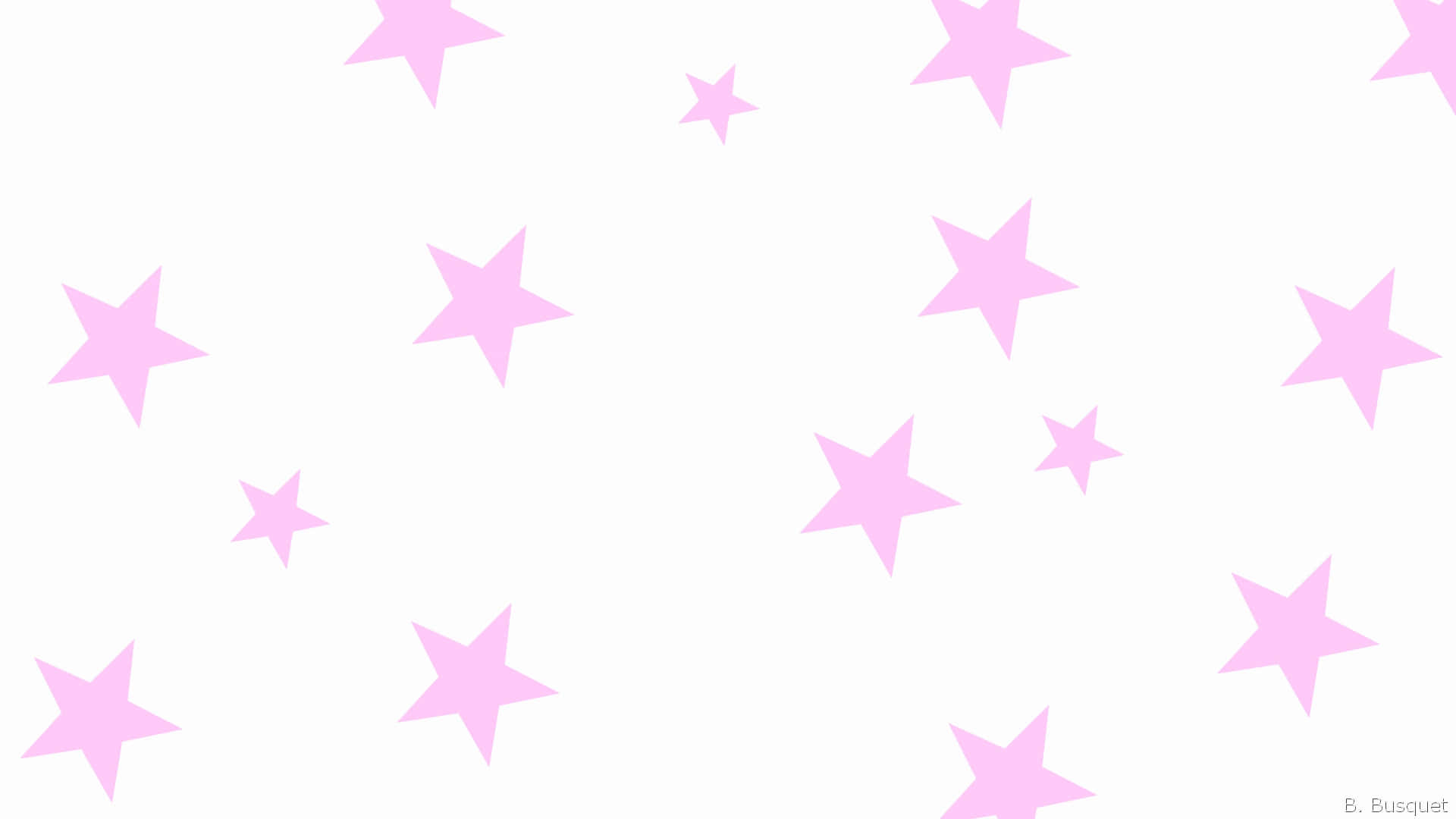 A shining pink star amidst a deep blue sky