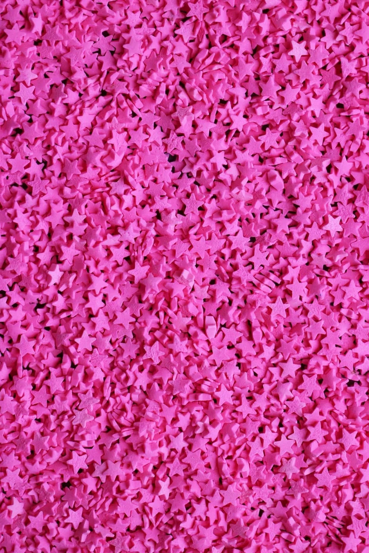 Pink Star Confetti Texture Wallpaper