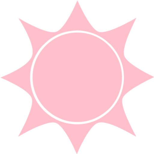 Pink Star Icon Graphic PNG