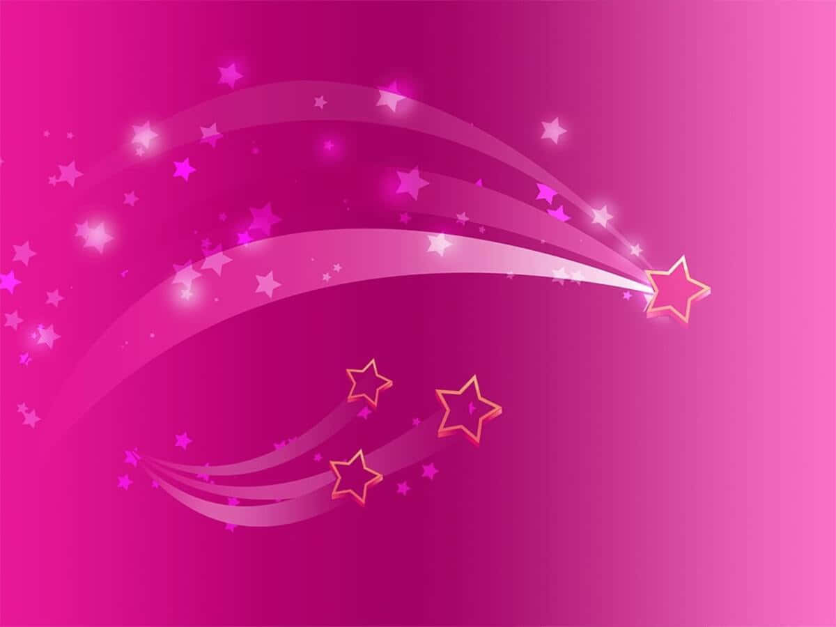 Pink Stars in the Cosmos Wallpaper