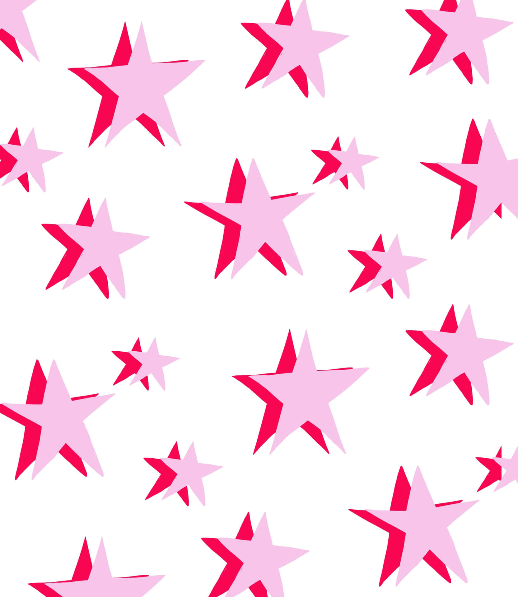 Pink stars wallpaper Wallpaper