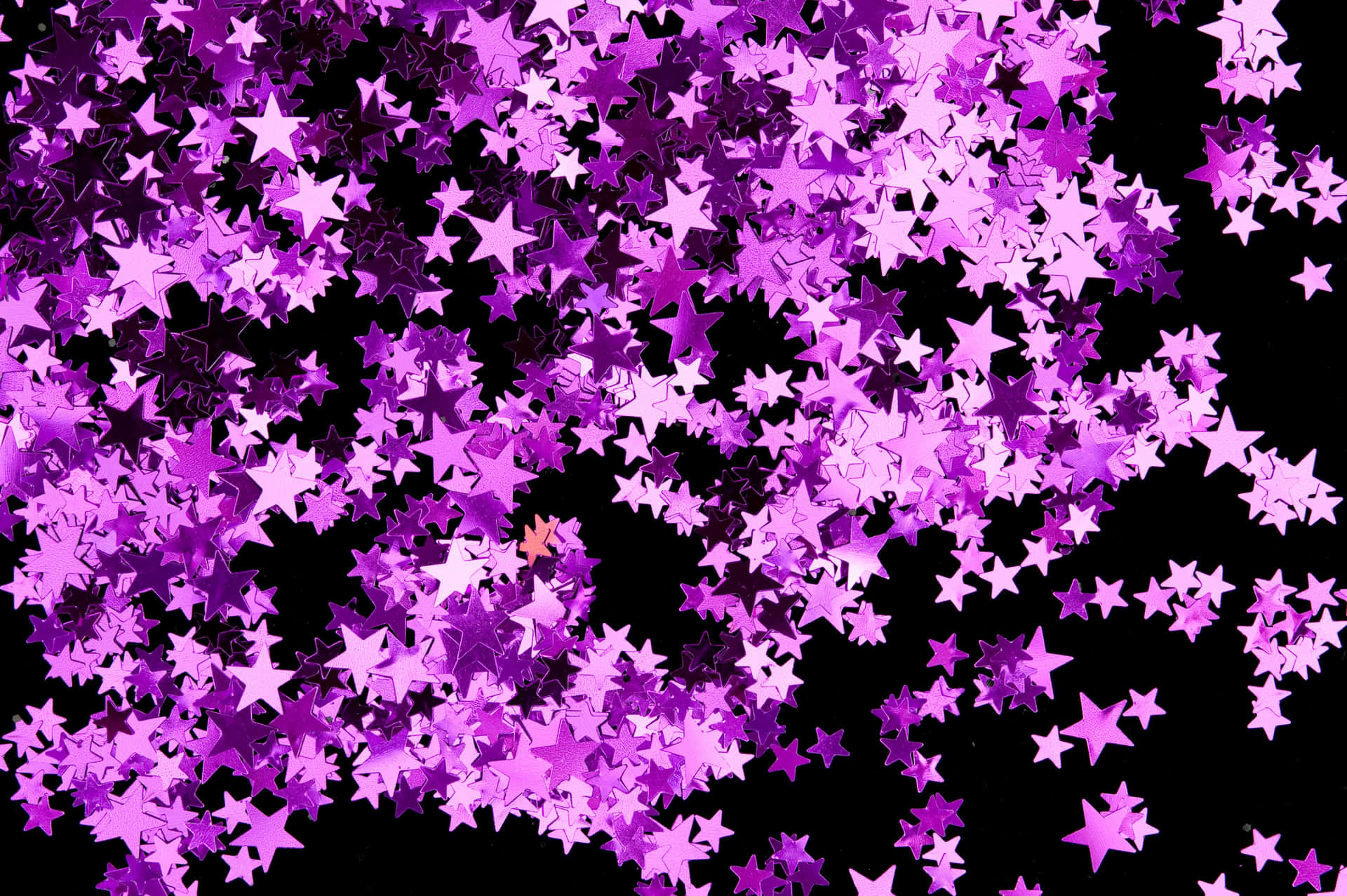 Caption: Dazzling Pink Stars in the Sky Wallpaper