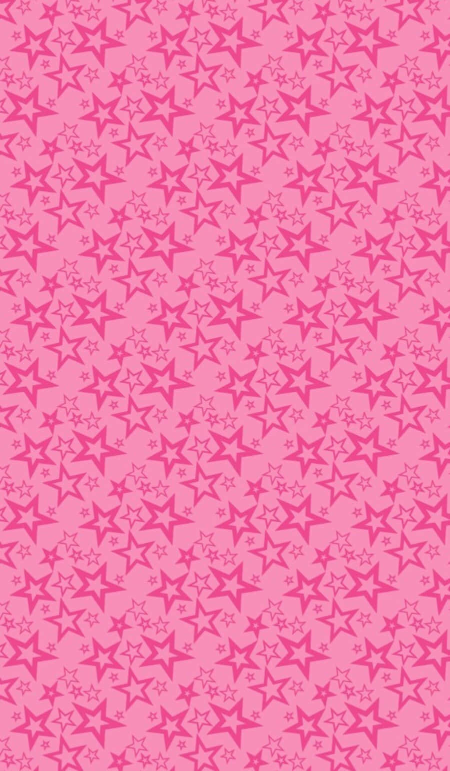 Magical Pink Stars in the Sky Wallpaper