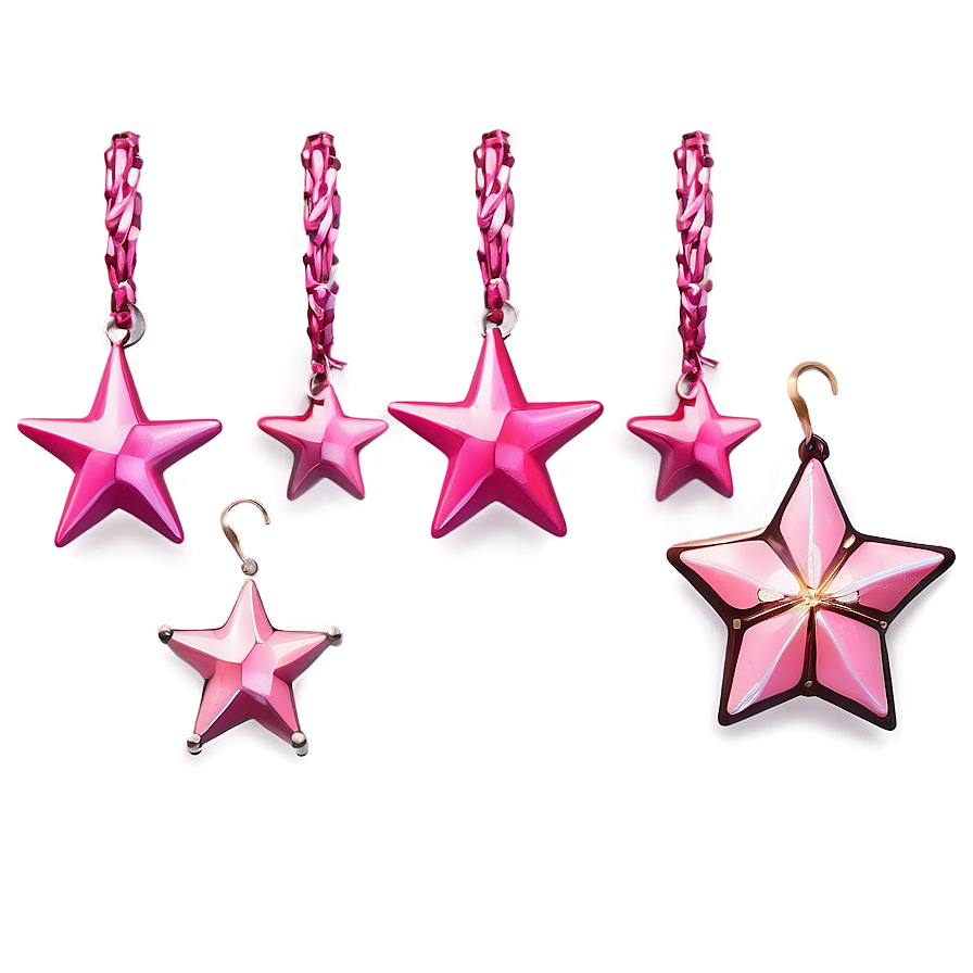 Pink Stars B PNG