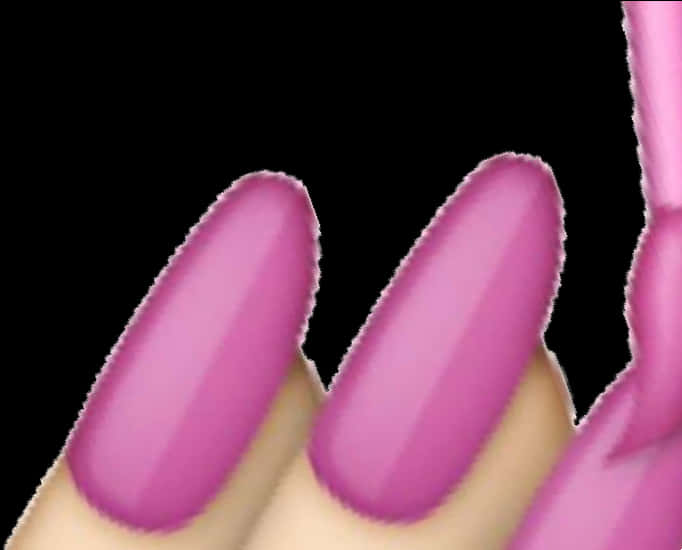 Pink Stiletto Nails PNG