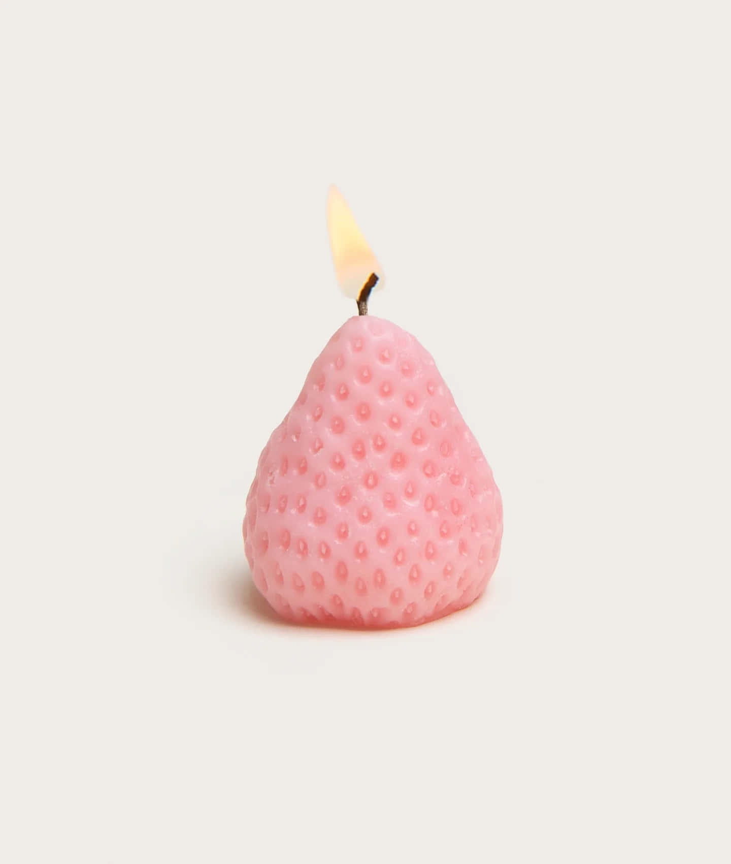 Pink Strawberry Pear Candle Wallpaper
